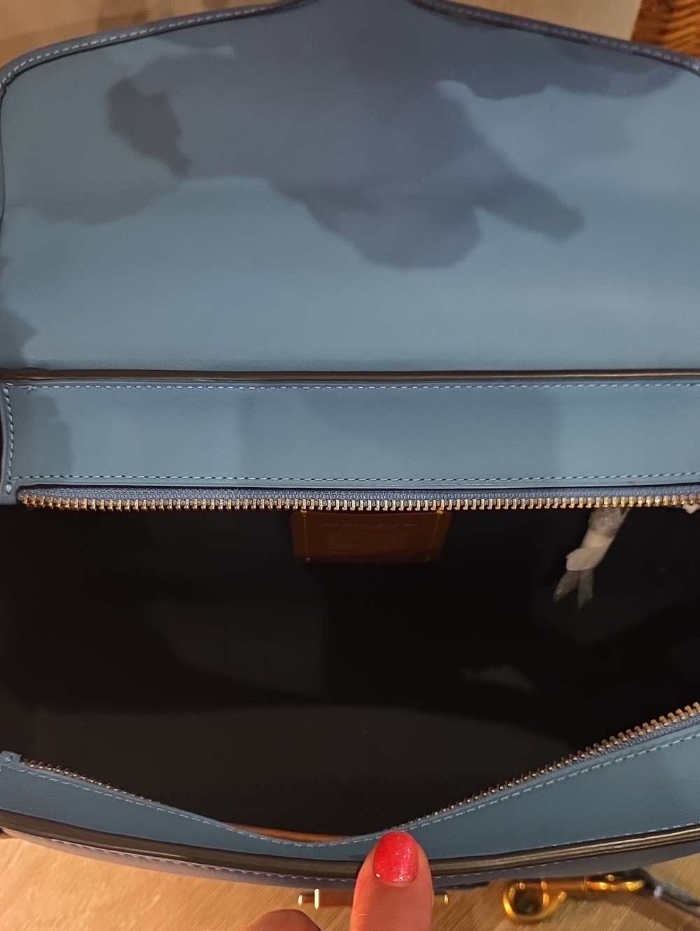Coach 1941 Pacific Blue Courier NWT - Picture 13 of 15